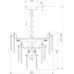 Подвесная люстра Leaf 369/8 Bogate's