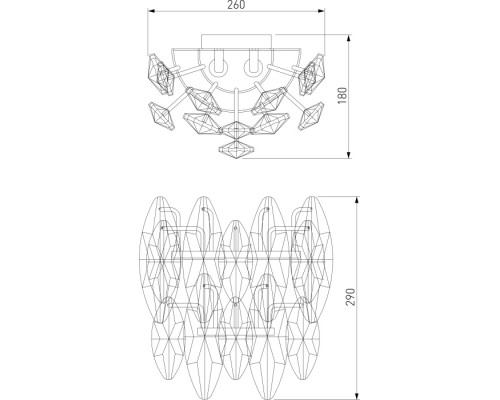 Бра Onyx 372/2 Strotskis Bogate's