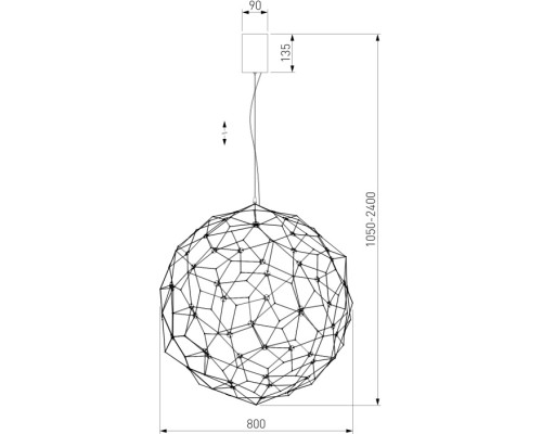 Подвесной светильник Alioth 453/1 Bogate's