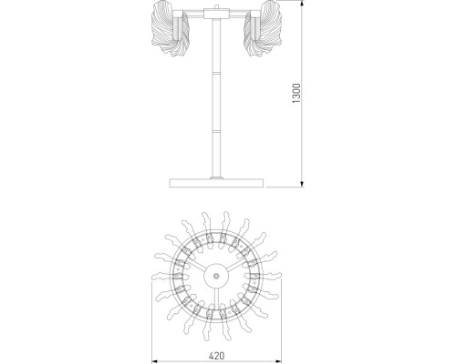 Торшер Farfalla 80510/1 Bogate's