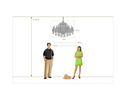 Подвесная люстра Сюзанна 458010524 Chiaro