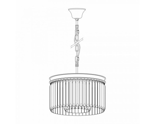 Подвесная люстра Мартин CL332081 Citilux