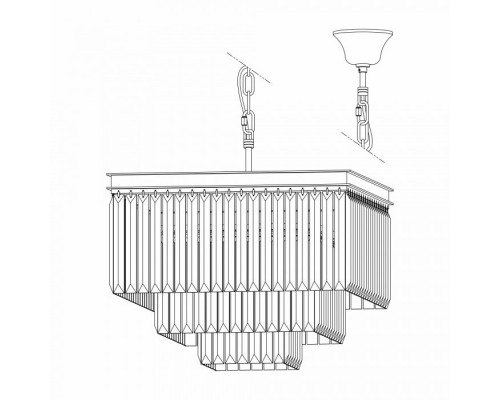 Подвесная люстра Мартин CL332231 Citilux