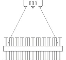 Подвесная люстра Рианна CL337043 Citilux