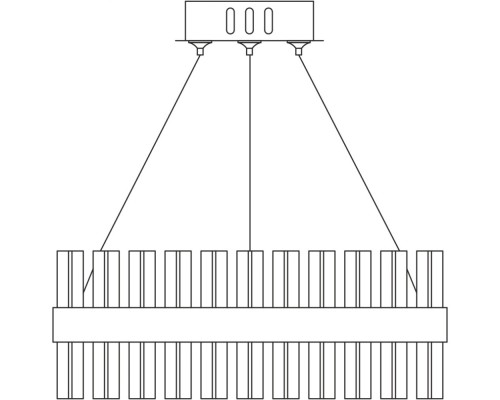 Подвесная люстра Рианна CL337043 Citilux