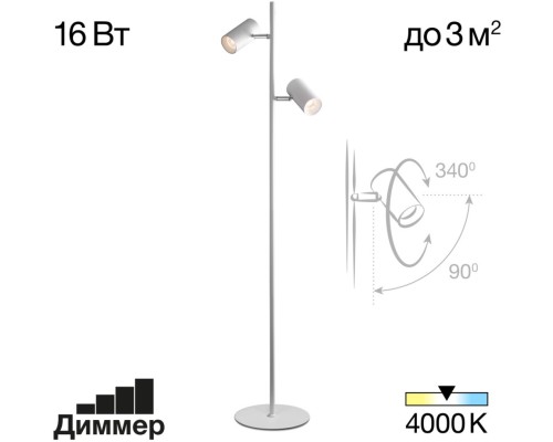 Торшер Twin CL809010N Citilux