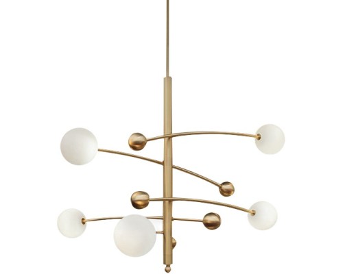 Подвесная люстра Globe Mobile 10215P/5 brass DeLight Collection