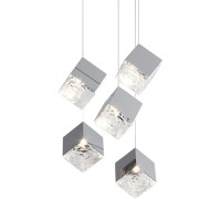 Подвесной светильник Pyrite 10301P/5 silver DeLight Collection