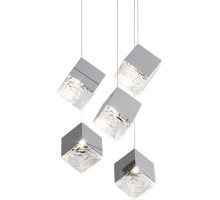 Подвесной светильник Pyrite 10301P/5 silver DeLight Collection