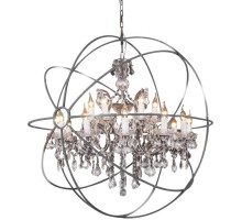 Подвесная люстра Foucault'S Orb 5014-D10 chrome DeLight Collection