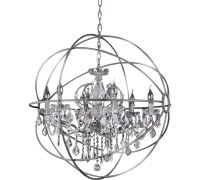 Подвесная люстра Foucault'S Orb 5014-D6 chrome DeLight Collection