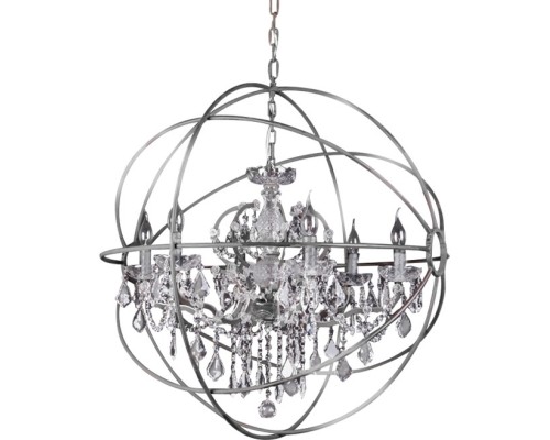 Подвесная люстра Foucault'S Orb 5014-D6 chrome DeLight Collection