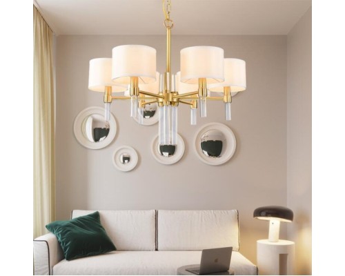 Подвесная люстра 8009 8009P-6 gold DeLight Collection