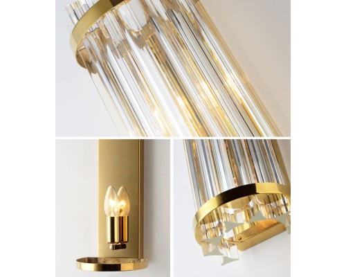 Бра Wall lamp 88014W brass DeLight Collection