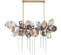 Подвесная люстра Britannica 8898P/BL gold/smoky DeLight Collection