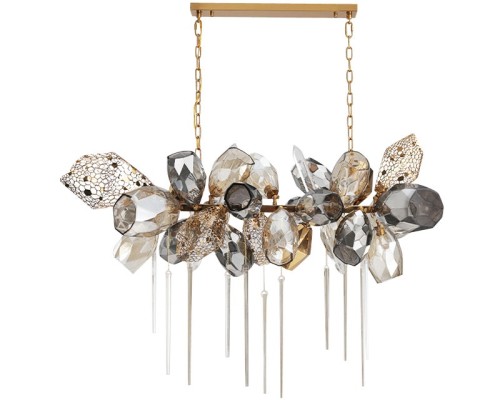 Подвесная люстра Britannica 8898P/BS gold/smoky DeLight Collection