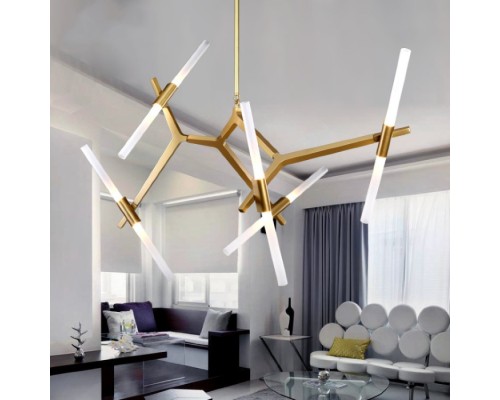 Подвесная люстра Agnes 9078/10 gold DeLight Collection