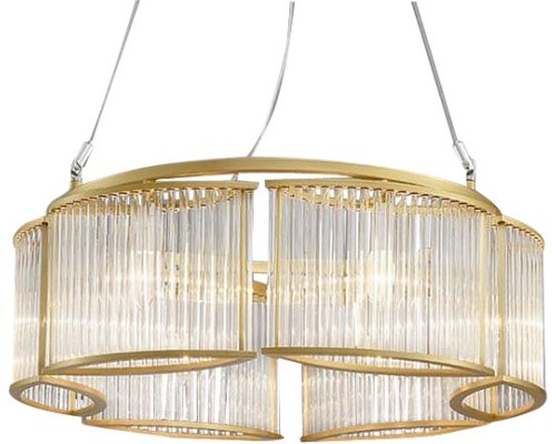 Подвесная люстра Stilio 9512R/6 gold DeLight Collection