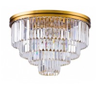 Потолочная люстра 1920s Odeon 9513C/600R gold/clear DeLight Collection