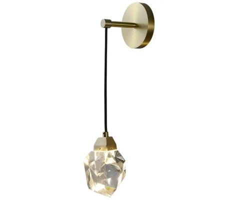 Бра Crystal rock II 9701W brass DeLight Collection