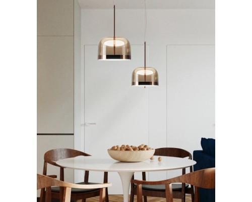 Подвесной светильник Equatore 9705P/L amber/copper DeLight Collection