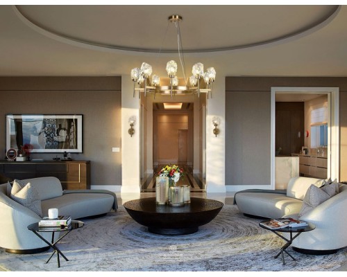 Подвесная люстра Cornwell BRCH9162-10 antique brass DeLight Collection