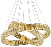 Подвесная люстра D8010 D8010P/2R/D600+400 gold DeLight Collection