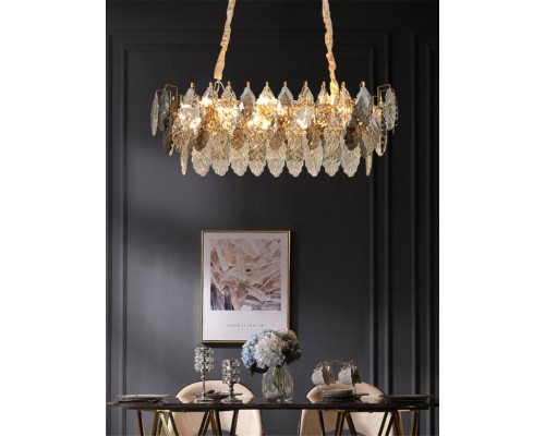 Подвесная люстра D8011P D8011P/L-800 gold/smoky DeLight Collection