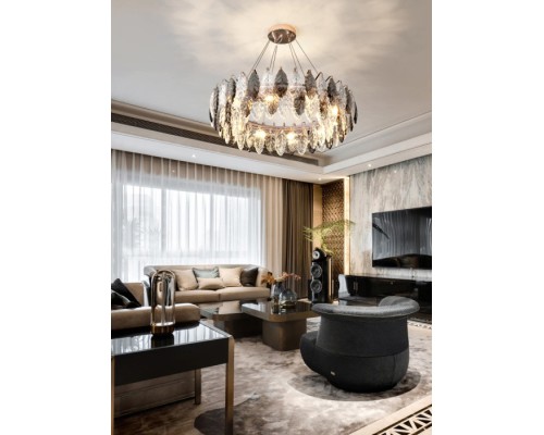 Подвесная люстра D8011P D8011P/R-1000 gold/smoky DeLight Collection