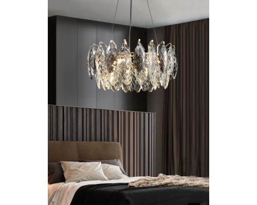 Подвесная люстра D8011P D8011P/R-600 gold/smoky DeLight Collection