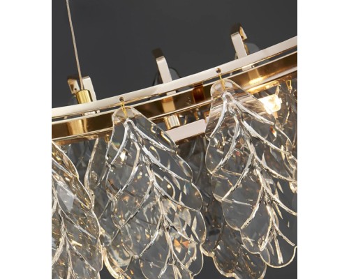 Подвесная люстра D8011P D8011P/R-800 gold/smoky DeLight Collection