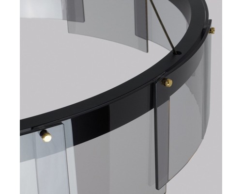 Подвесная люстра Stratos D8825P/L black/smoky DeLight Collection