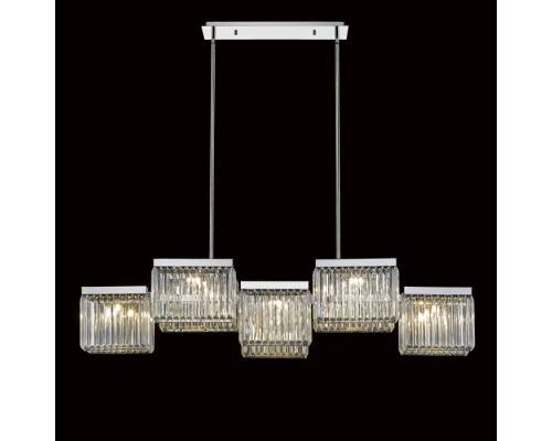Подвесная люстра Broadway EP68031L-10 chrome DeLight Collection
