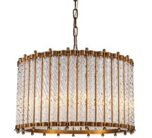 Подвесная люстра Tiziano KG0907P-4 brass DeLight Collection