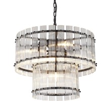 Подвесная люстра Ruby KG1112P-7 black/clear DeLight Collection