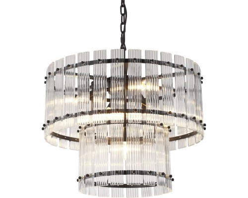 Подвесная люстра Ruby KG1112P-7 black/clear DeLight Collection