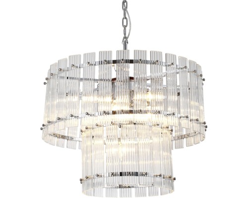 Подвесная люстра Ruby KG1112P-7 chrome/clear DeLight Collection