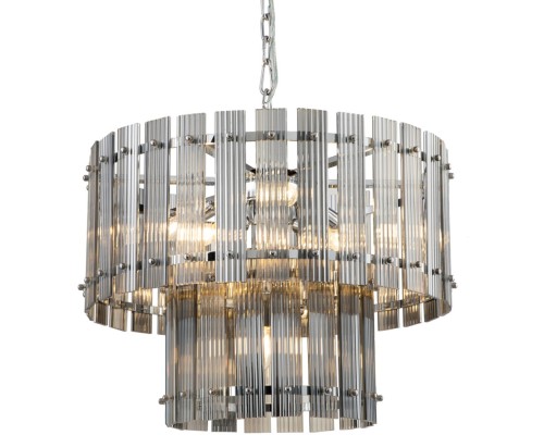 Подвесная люстра Ruby KG1112P-7 chrome/smoky DeLight Collection