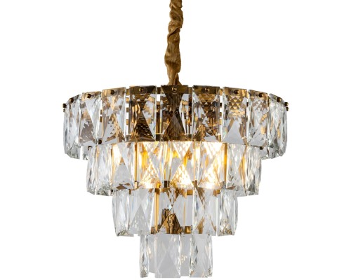 Подвесная люстра Amazone KG1113P-7 brass/clear DeLight Collection
