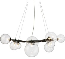 Подвесная люстра Wendt KG1202P-9 grey/clear DeLight Collection