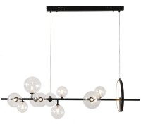 Подвесная люстра Art Deco Bubble KG1233P-10 black/clear DeLight Collection