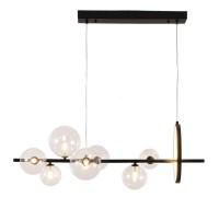 Подвесная люстра Art Deco Bubble KG1233P-7 black/clear DeLight Collection