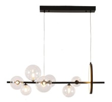 Подвесная люстра Art Deco Bubble KG1233P-7 black/clear DeLight Collection