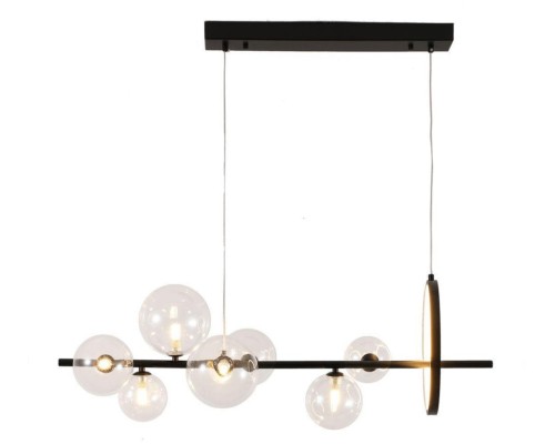Подвесная люстра Art Deco Bubble KG1233P-7 black/clear DeLight Collection