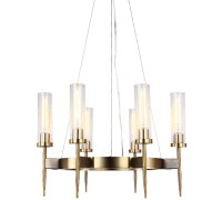 Подвесная люстра Alouette KM0936P-6 brass DeLight Collection