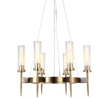 Подвесная люстра Alouette KM0936P-6 brass DeLight Collection