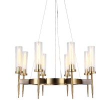 Подвесная люстра Alouette KM0936P-8 brass DeLight Collection