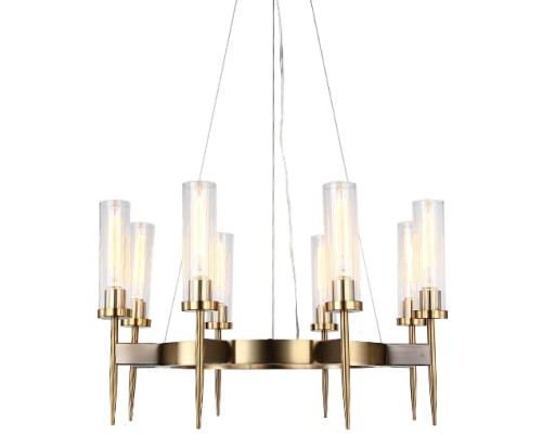 Подвесная люстра Alouette KM0936P-8 brass DeLight Collection