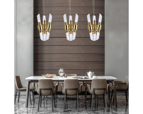 Подвесной светильник Tycho KM0987P-6 brass DeLight Collection