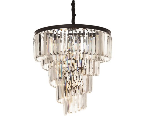 Подвесная люстра Helix KR0262P-10 black/clear DeLight Collection